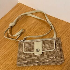 Giani BerniniTan and Cream Crossbody Bag